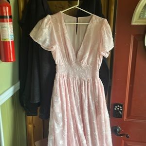 FeMereina Light Pink Floral Dress